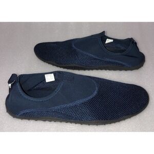 Athletic Works Aqua Sock‎ Water Shoes Blue Color Knit Beachwear Mens Size 13-14